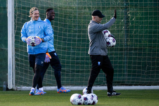 Målvakt Johan Dahlin, målvakt Ismael Diawara och