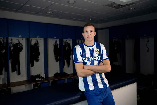 I denna handoutbild från IFK Göteborg syns nyförvärvet