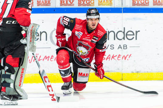 Malmö Redhawks Lance Bouma deppar