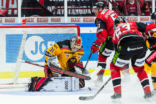 Malmö Redhawks Emil Sylvegård och Fredrik Händemark