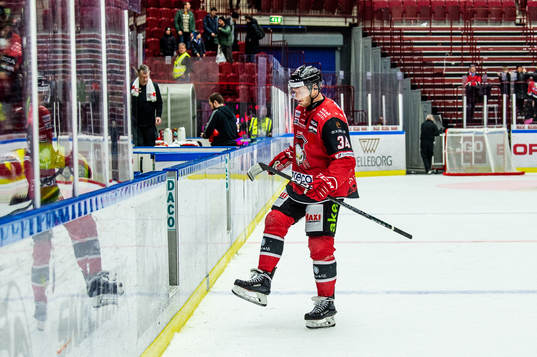 Malmö Redhawks Carl Söderberg deppar