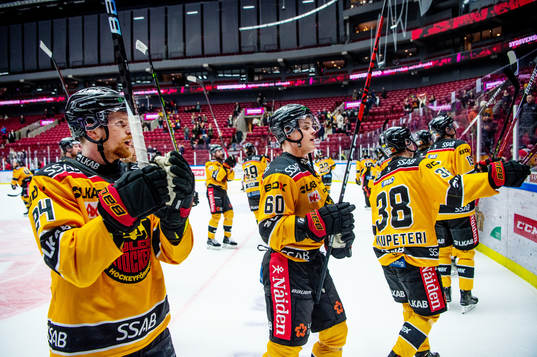 Luleås spelare jublar