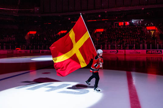 Malmö arena innan ishockeymatchen i SHL mellan Malmö