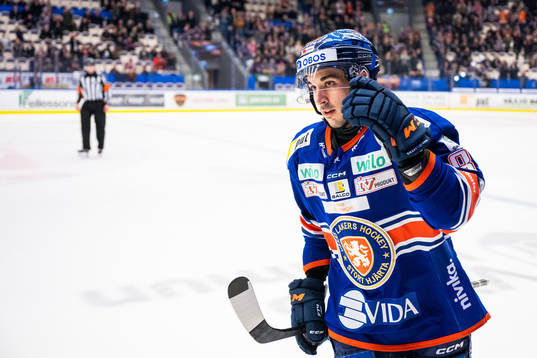 Växjös Jayden Halbgewachs jublar