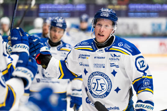 Leksands Kalle Östman jublar