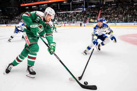 Rögles Adam Tambellini och Leksands Olle Alsing