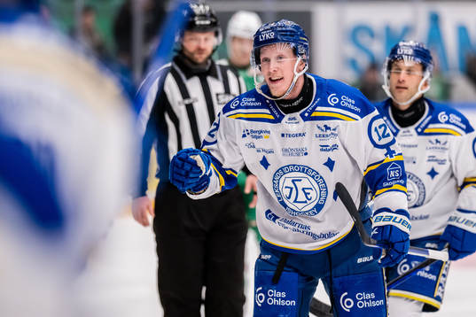 Leksands Kalle Östman jublar