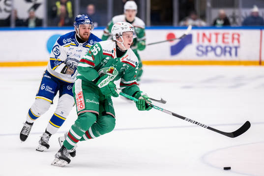 Leksands Lucas Elvenes och Rögles Adam Engström