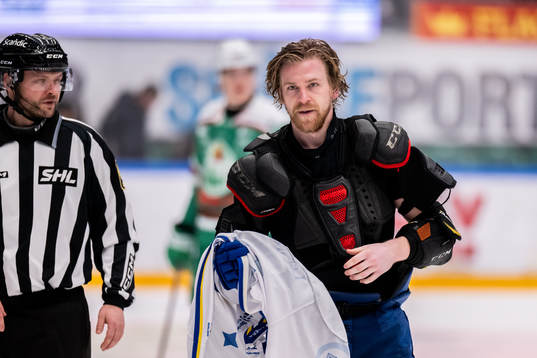 Leksands Anton Lindholm får matchstraff