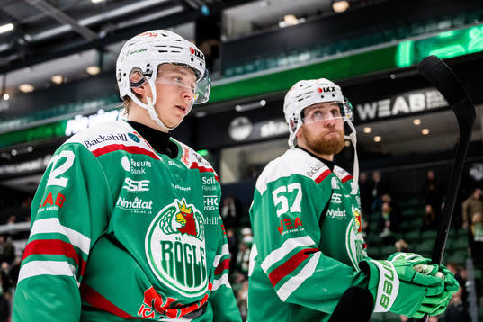 Rögles Samuel Jonsson och Vojtech Mozik deppar