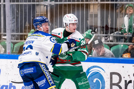 Leksands Emil Heineman och Rögles Marco Kasper