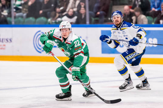 Rögles Samuel Jonsson och Leksands Lucas Elvenes