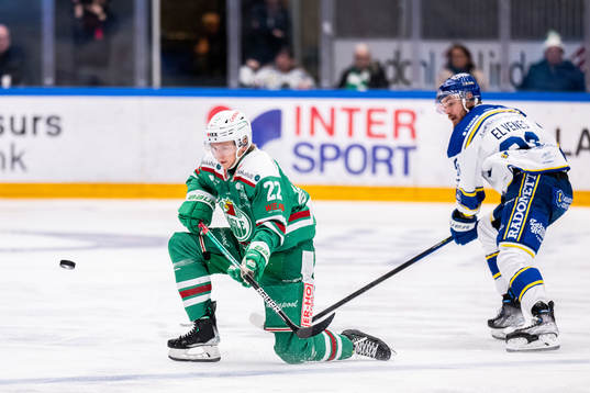 Rögles Samuel Jonsson och Leksands Lucas Elvenes