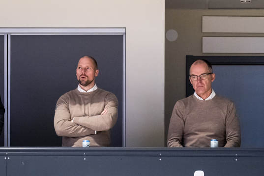 Rögles sportchef Chris Abbott och klubbdirektör Daniel