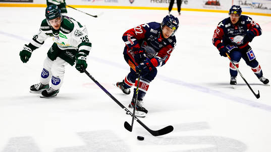 Färjestads Joel Nyström och Linköpings Vilmos Gallo