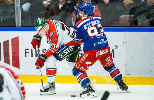 Frölundas Andreas Borgman och Oskarshamns Cameron Brace