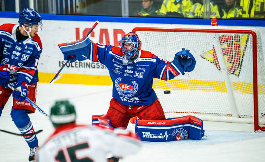 Oskarshamns målvakt Tim Juel