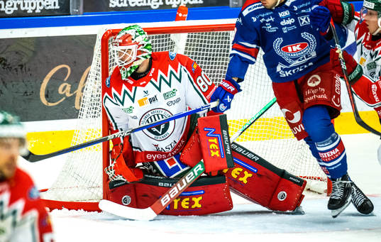 Frölundas målvakt Frederik Dichow