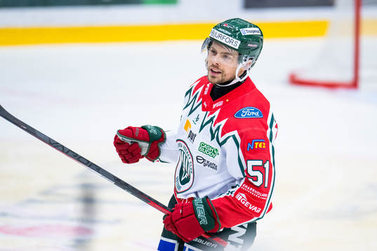 Frölundas Mats Rosseli Olsen jublar