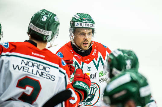 Frölundas Mats Rosseli Olsen jublar