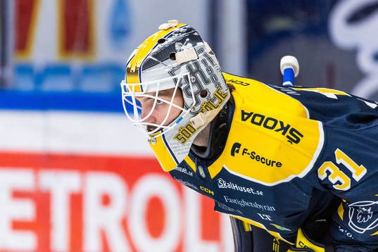 Södertäljes målvakt Nikita Talapila