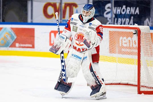 Västerviks målvakt Edvin Olofsson