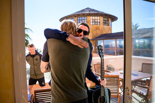 Målvakt Johan Dahlin och Matias Concha