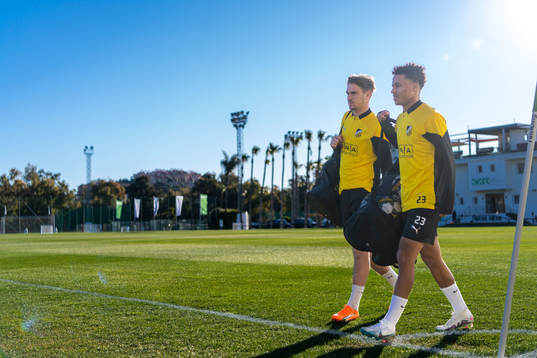 Charlie Axede och Momodou Lamin Sonko