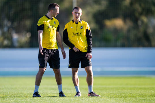 Even Hovland och Kristoffer Lund Hansen