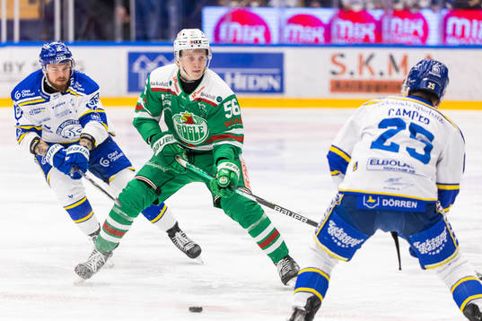 Rögles Adam Engström och Leksands Lucas Elvenes