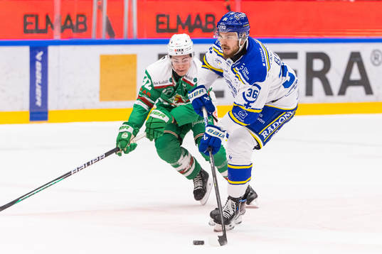Rögles Oskar Pettersson och Leksands Lucas Elvenes