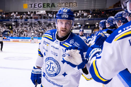 Leksands Anton Lindholm jubel