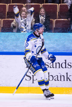 Leksands Lucas Elvenes jubel