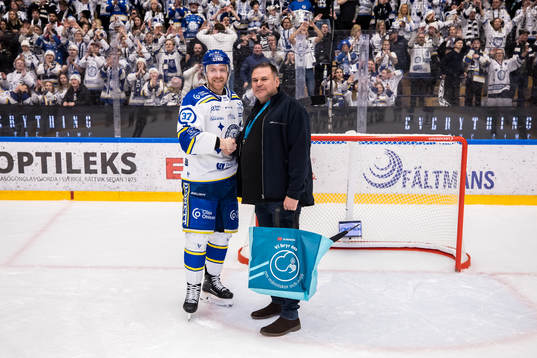 Leksands Anton Lindholm utsedd till matchens lirare