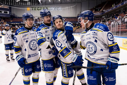 Leksands Marcus Karlberg jublar