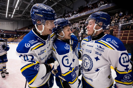 Leksands Marcus Karlberg jublar