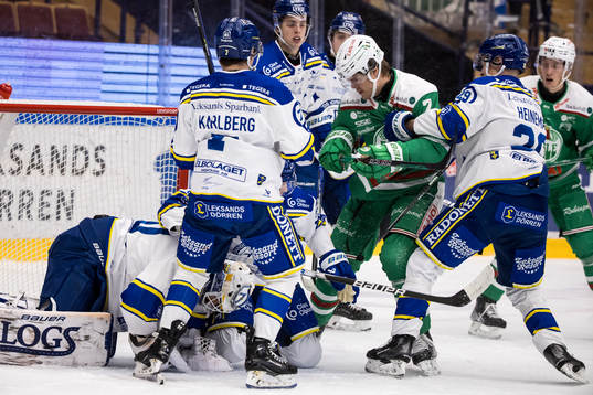 Rögles Erlend Lesund och Leksands Emil Heineman