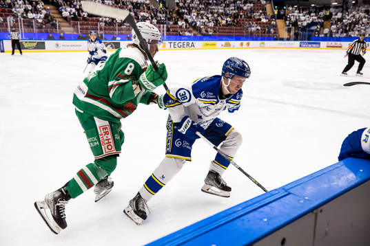 Rögles Linus Sandin och Leksands Olle Alsing