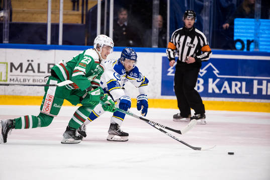 Rögles Oliver Tärnström och Leksands Olle Alsing