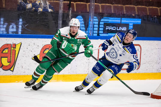 Rögles Oskar Stål-Lyrenäs och Leksands Kalle Östman