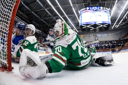 Leksands Carter Ashton och Rögles Samuel Jonsson och