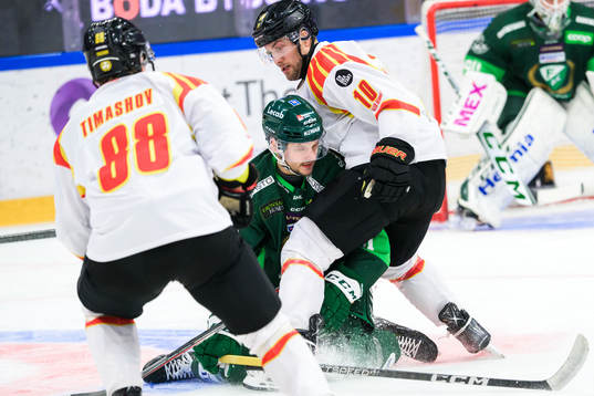Färjestads Theodor Lennström och Brynäs Johan Larsson