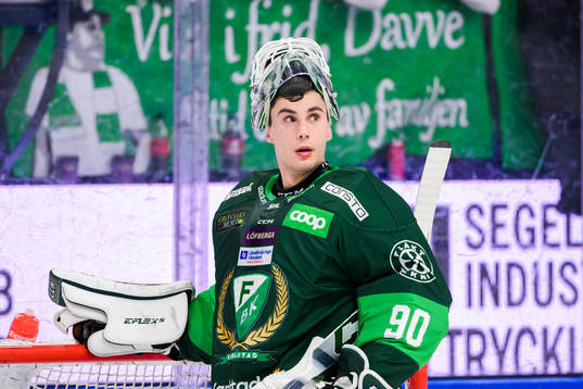 Färjestads målvakt Matthew Tomkins