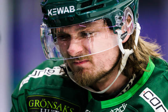 Färjestads Linus Johansson deppar