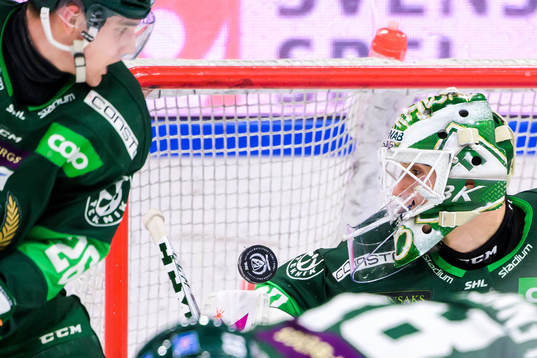 Färjestads målvakt Matthew Tomkins