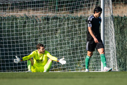 goalkeeper Davor Blazevic of Hammarby looks dejected