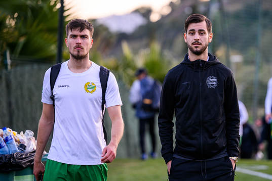 Pavle Vagic and Adi Nalic of Hammarby