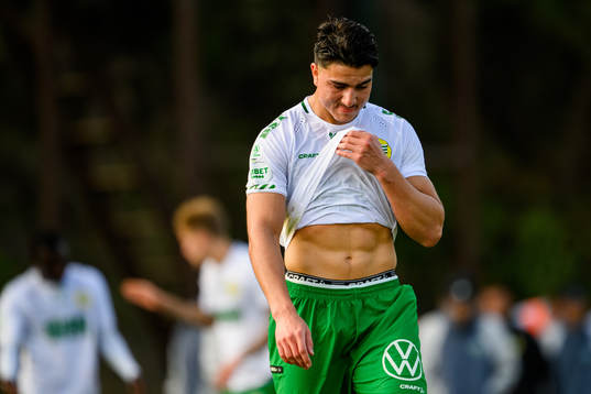 Jusef Erabi of Hammarby looks dejected