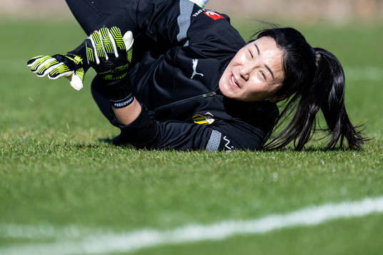 Häckens målvakt Younggeul Yoon