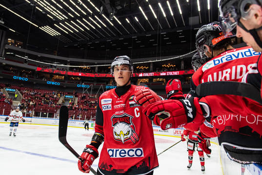 Malmö Redhawks Fredrik Händemark jublar